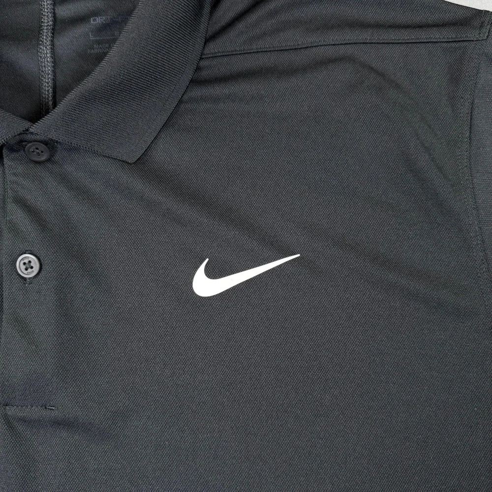 Nike Dri-FIT Victory Golf Polo Men's Large Black White DH0822-010 Performance